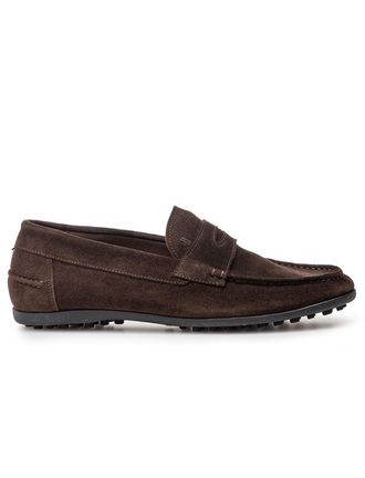 Floris Van Bommel Suede Van Bommel loafer bruin
