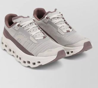 On textile low-top sneakers