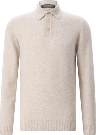 FILIPPO DE LAURENTIIS Polo a maniche lunghe Pl1Ml - - Knitwear - Uomo - Beige - L