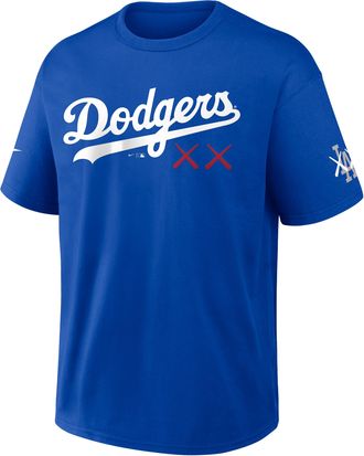 Nike Shohei Ohtani Los Angeles Dodgers Max90 Nike Mens x KAWS MLB T-Shirt in Blue | 04T64EVKA3-RF6