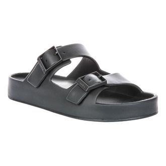 Calvin Klein Jeans Ergon Eva Double Bar Slider - male - Calvin Klein Jeans - Sliders - Gray - 10 UK - Shoes