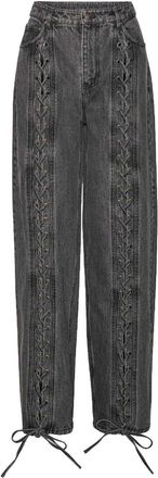 Rotate Denim Laced Leg Pants