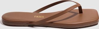 Tkees Tongs Square Toe Lily Ganache