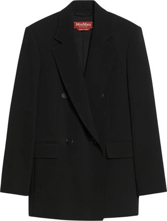 Max Mara Stijlvolle Mirella Jas voor Vrouwen - Dames - Blazers - Zwart - M - Jassen