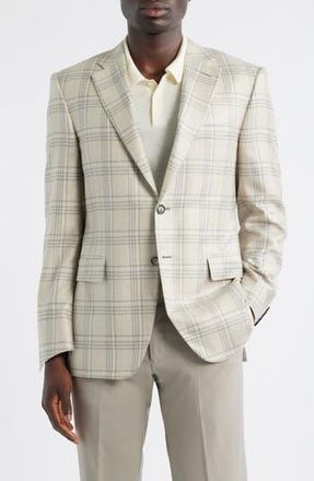 Canali Siena Regular Fit Silk & Cashmere Sport Coat in Beige at Nordstrom Rack, Size 44 Us / 56 Eu Regular