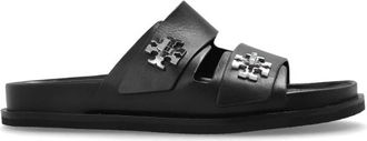 Tory Burch Leren slippers - Dames - Sandalen - Zwart - 35 EU - Leer - Schoenen