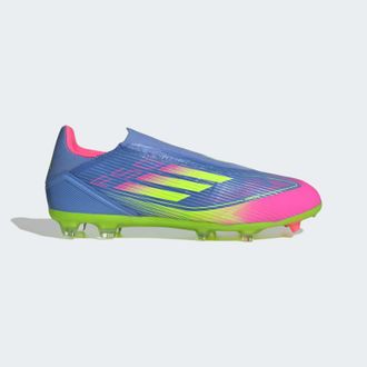 adidas adidas Performance Unisex F50 League Laceless Firm/Multi-Ground Boots - Blue - Size UK 11.5