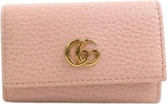 Gucci Pre-owned Accessories, female, Pink, Size: ONE SIZE Pre-owned Keycase