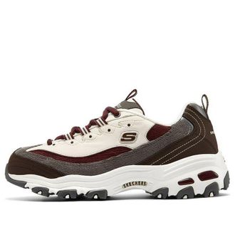 Skechers (WMNS) Skechers DLites 1.0 Wine Red Brown 149906-BUGY
