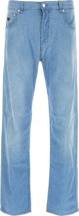 Prada Mens Light Blue Denim Jeans Metal - Size 33 (Waist)