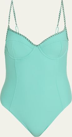 Ramy Brook Braided Jayda One-Piece Swimsuit