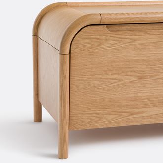 La Redoute Interieurs 3-deurs tv-meubel, eiken fineer, LIPA