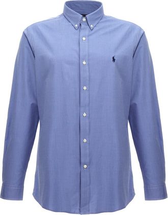 Polo Ralph Lauren Light Blue Logo Embroidery Shirt
