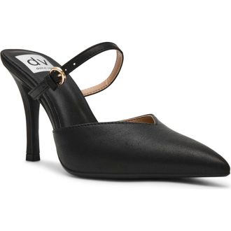 Dolce Vita Geanie Pointed Toe Pump in Black Smooth at Nordstrom Rack, Size 8.5
