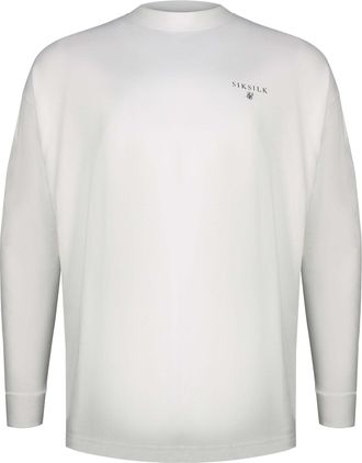 Siksilk T-Shirt SIKSILK Siksilk T-Shirt, Herren, Gr. XL, wei&szlig;, Obermaterial: 100% Baumwolle CO., Shirts T-Shirt