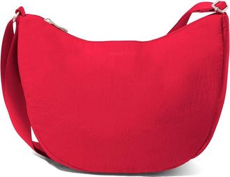 Baggallini Swift Crescent Crossbody Cross Body Womens Handbags B- Lite Scarlet Red, Nylon