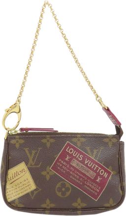 Louis Vuitton Collection Brown Monogram Monogram Pochette Pouch (Pre-Owned)
