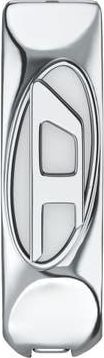 Diesel Logo Single Hoop Earring in Silver at Nordstrom