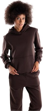 Hinnominate Hooded Sweatshirt - Dames - Hoodies - Bruin - M - Katoen - Hoodies & sweatvesten