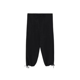 Yohji Yamamoto Heren, Broeken, Zwart, Maat: M