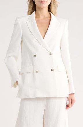 TWP My Second Husband Double Breasted Blazer in White at Nordstrom Rack, Size Xx-Small