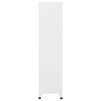 Berkfield Home Locker Cabinet Light Grey & Dark Grey 90x45x180 cm Steel | Size: 90 x 45 x 180 cm