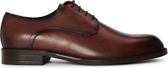 HUGO BOSS Mens Tayil Derb Bunl 10271643 01 Derby Shoes in Medium Brown - Size UK 6.5