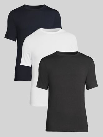 HUGO BOSS Mens Assorted 3 Pack Bamboo Loungewear - Monochrome Multi viscose - Size X-Large