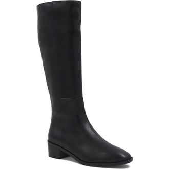 Aquatalia Ravel Waterproof Knee High Boot in Black Leather at Nordstrom Rack, Size 6