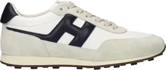 Hogan Sneakers Athletic Hombre Piel Blanco/Beige