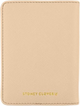 Stoney Clover Lane Textured Faux Leather Passport Case in Sand at Nordstrom