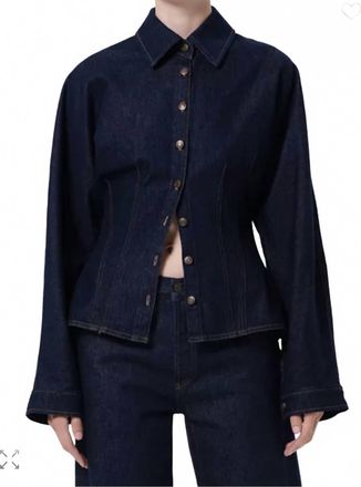 A Gold E Devon Shirt In Blue