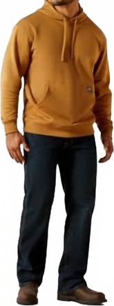 Ariat Rebar Graphic Hoodie In Dijon/mole