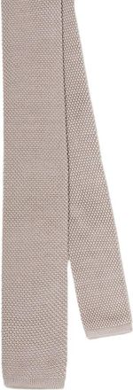 Robert Talbott Redford Silk Knit Necktie in Silver at Nordstrom