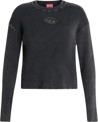 Diesel Maglia a girocollo - - Knitwear - Donna - Grigio - L