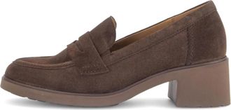 Gabor Schoenen, Dames, Bruin, 38 EU, Leer, Hoge pump met hoge voorkant