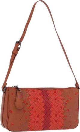Bottega Veneta Pre-owned Vintage Schoudertas - Dames - Vintage Schoudertas - Bruin - ONE Size - Leer - Vintage