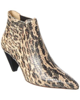 Tod's TodS Snake-Embossed Leather Boot