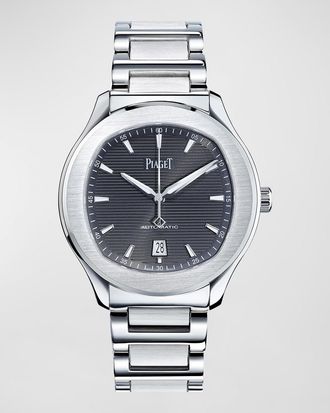 Piaget Polo 42mm Stainless Steel Gray Dial Watch