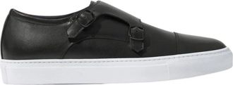 Scarosso Fabio Monkstrap Sneakers - Heren - Sneakers - Zwart - 41 EU - Leer - Schoenen