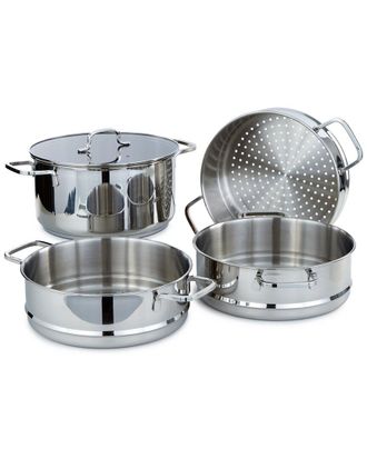 Berghoff Berghoff Dina Helix 18/10 Stainless Steel 5Pc Steamer Set