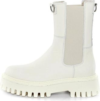 Bronx Groov-Y Chelsea Boots - Dames - Chelseaboots - Wit - 41 EU - Leer - Schoenen