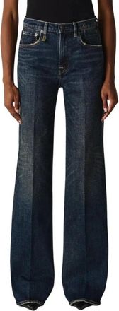 R13 Charlotte Jean - Dames - Loose Fit Jeans - Blauw - W26 - Katoen - Jeans