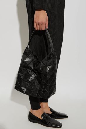 Bao Bao Issey Miyake Geometric-Detail Handbag, Womens, Black