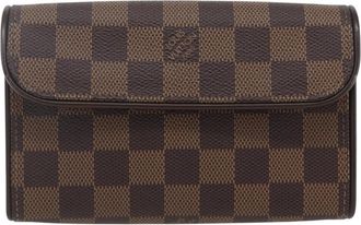 Louis Vuitton Florentine Waist Monogram Canvas Brown Canvas Handbag (Pre-Owned)