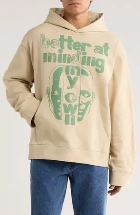 Honor The Gift Better at Minding My Own Cotton Hoodie in Taupe at Nordstrom Rack, Size Xx-Large