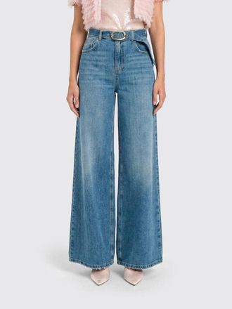 Twinset Jeans a gamba larga Twinset in denim