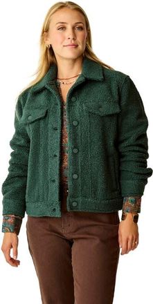 Carve Designs Rhea Boucle Trucker in Pine at Nordstrom, Size X-Small