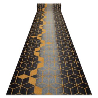 RugsX RugsX Anti-Slip Runner in Black | Size: 120 cm x 400 cm