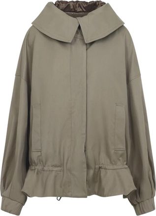 Dries Van Noten Villas Cotton Jacket - Dames - Zomerjassen - Beige - M - Katoen - Jassen